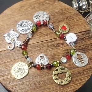 B3228 artisan cat lovers vintage bracelet‎